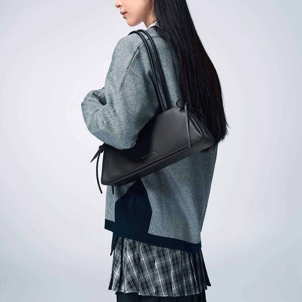 CHARLESKEITH ck PU Soft PinkNoirMeringue White