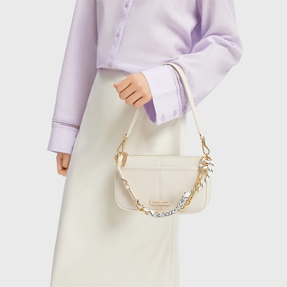 CHARLESKEITH ck PU CreamBlack