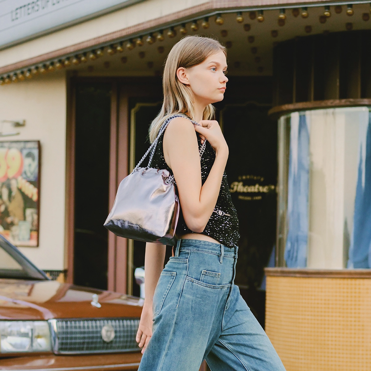 CHARLESKEITH ck PU NoirCreamPewter