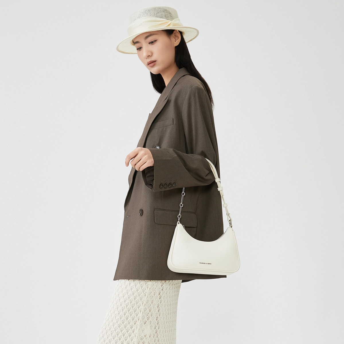 CHARLESKEITH ck PU CreamNoirLight Pink