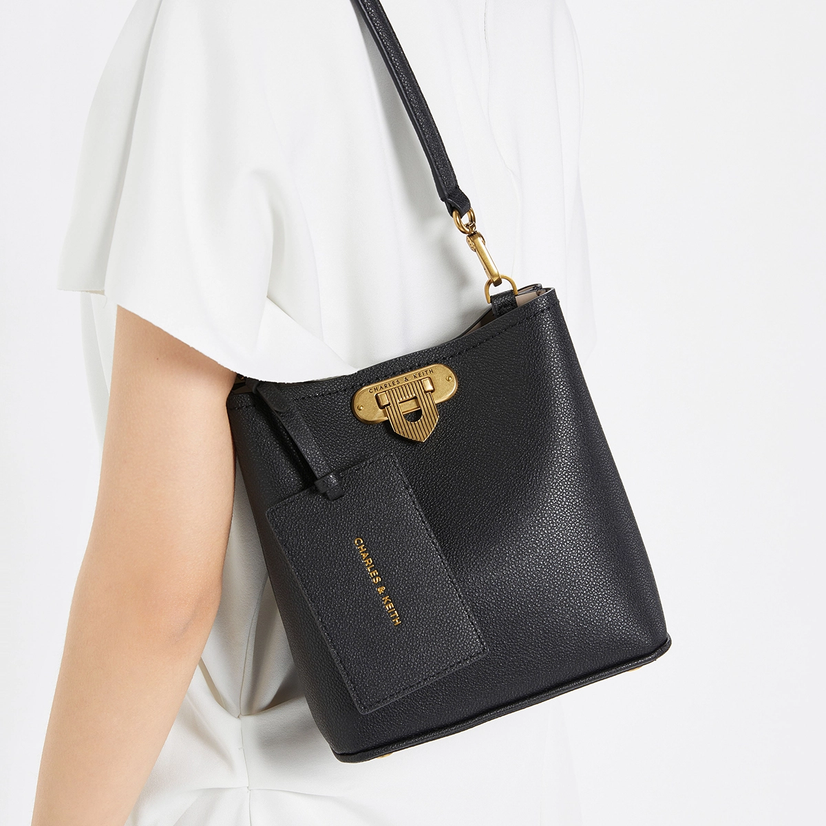 CHARLESKEITH pu BeigeBlackMultiCream