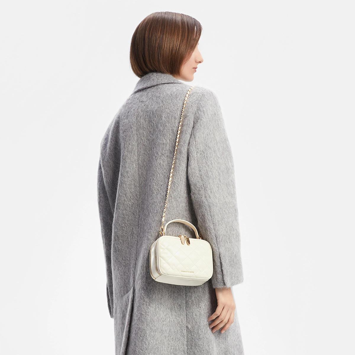 CHARLESKEITH ck PU BlackCreamBurgundy
