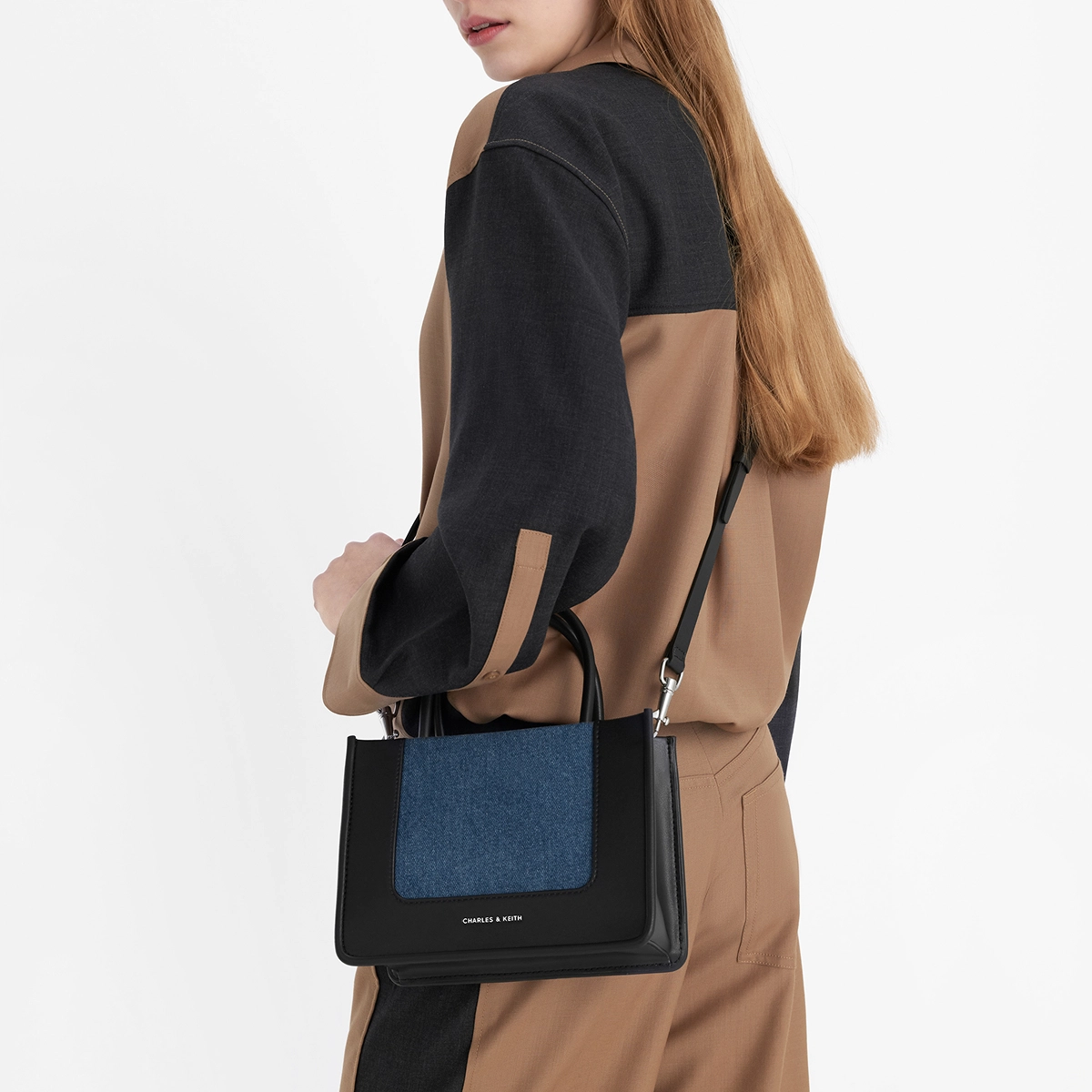 CHARLESKEITH ck PU Denim BlueTan