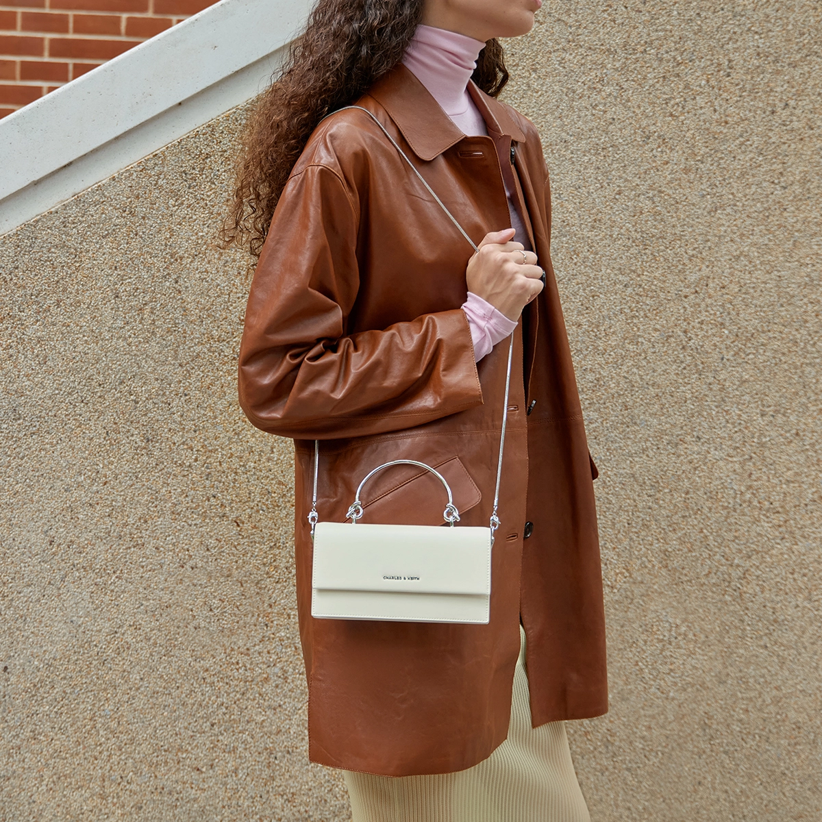 CHARLESKEITH ck PU CreamSilverDenim Blue