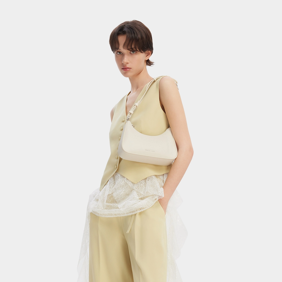 CHARLESKEITH ck PU CreamNoirLight Pink