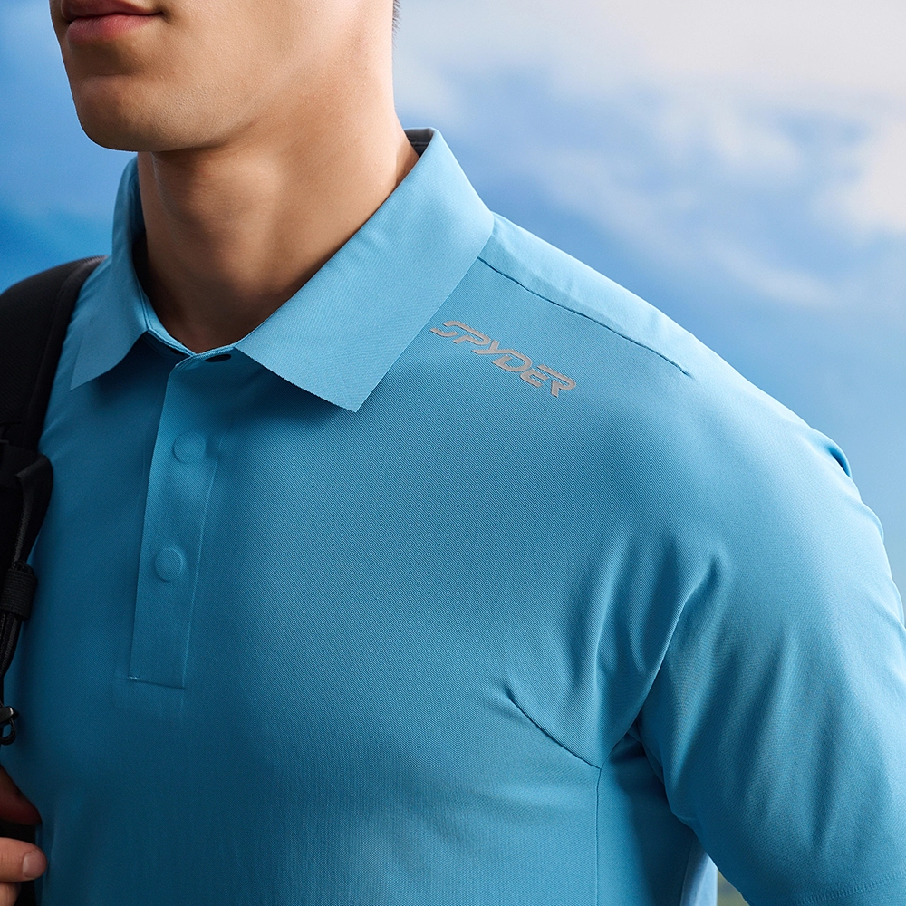 SPYDER HIKINGlogoPolo