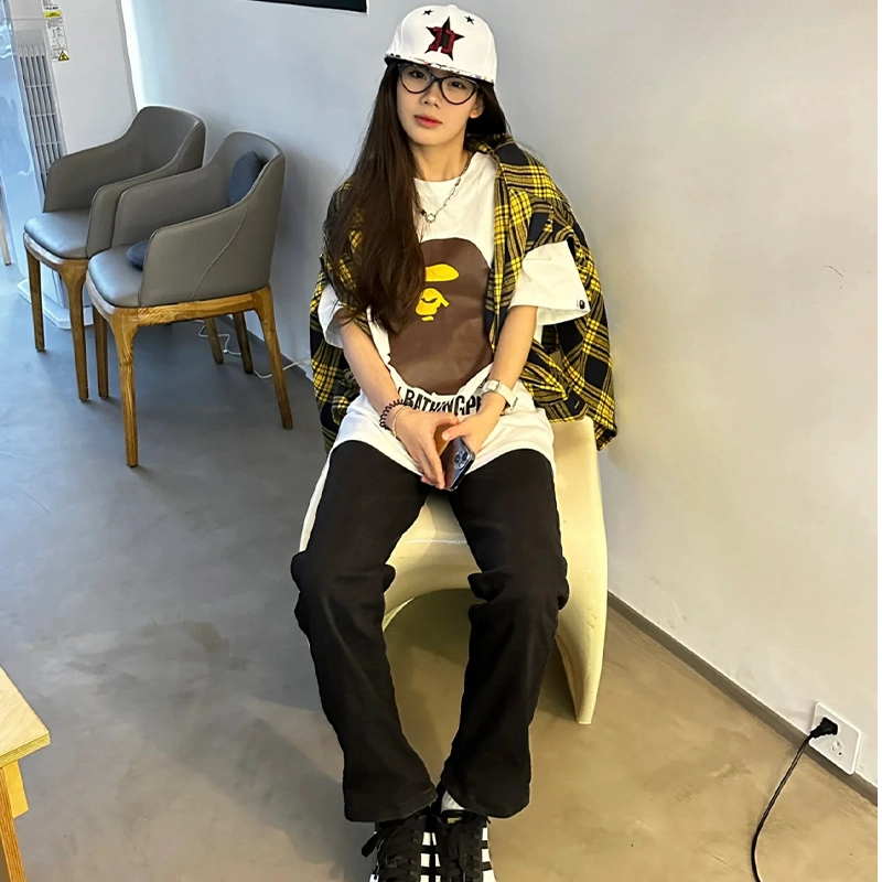 尚先生 嘻哈个性字母刺绣撞色大头围显脸小遮阳防晒春夏季平沿太阳帽青少年潮搭 棉腈纶材质 时尚棒球帽 男女同款情侣款 丰富色彩任你选