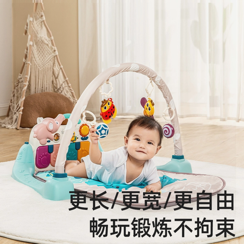 汇乐 音乐安抚健身架 脚踏琴婴儿脚蹬床铃健身 早教 益智玩具