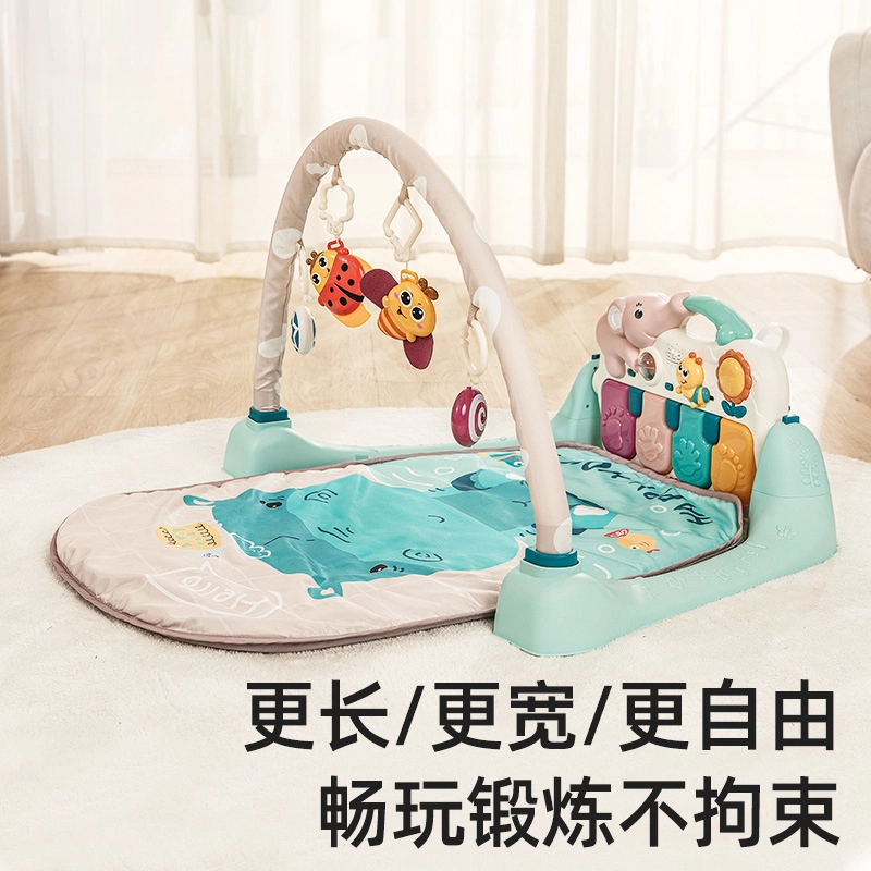 汇乐 音乐安抚健身架 脚踏琴婴儿脚蹬床铃健身 早教 益智玩具