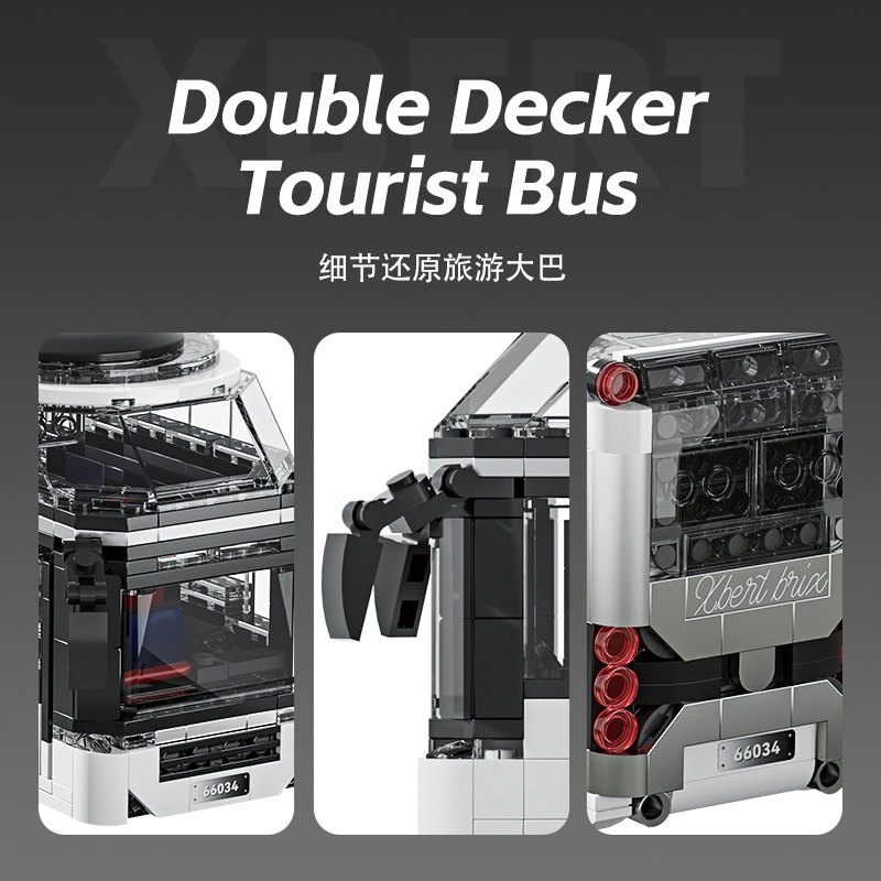 DOUBLE DECKER TOURIST BUS 811pcs YMXJM66034