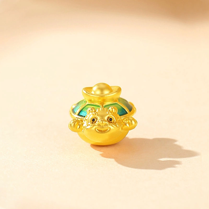 完美爱 富甲天下转运珠 新中式国潮设计 金龟好运财源滚滚 足金 一口价 黄金手链 女款