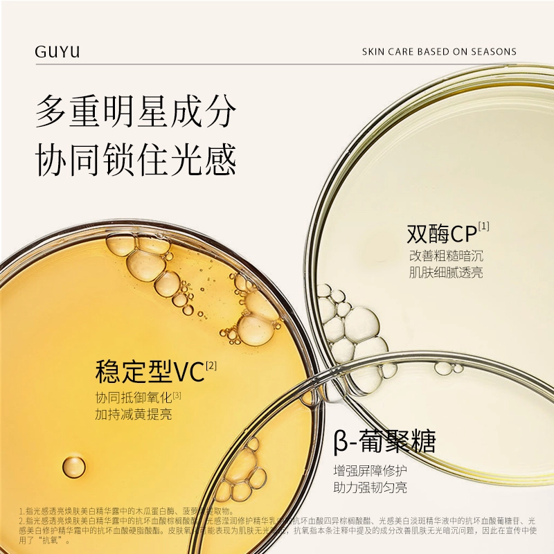 谷雨 光感焕亮发光礼盒 护肤套装 保湿美白修护补水 五件套/豪华送礼套装