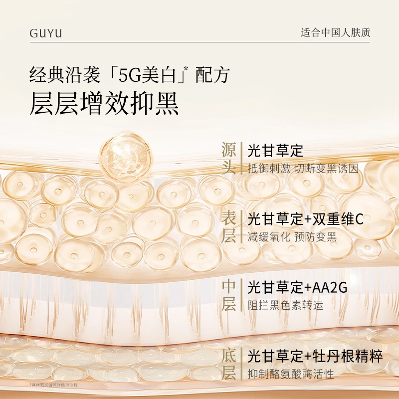 谷雨 光果甘草雪肌精华面膜体验装 舒缓维稳提亮保湿修护补水