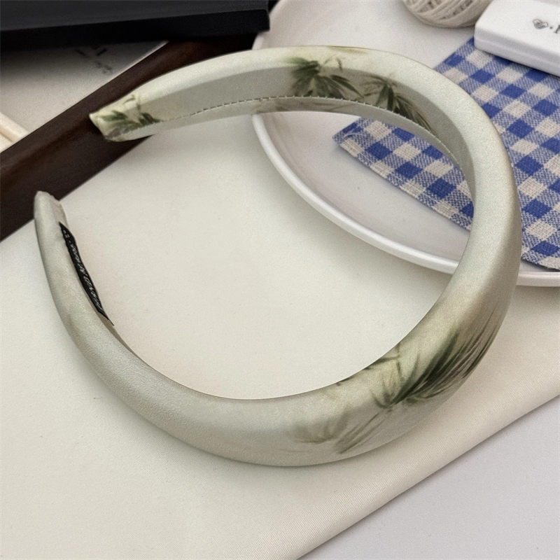 贯古今 新中式古风高颅顶春竹子海绵压发高级感洋气 发箍 女款