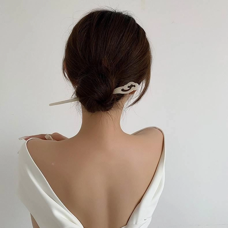贯古今 新中式汉服后脑勺盘发现代高级感古风 发簪 女款