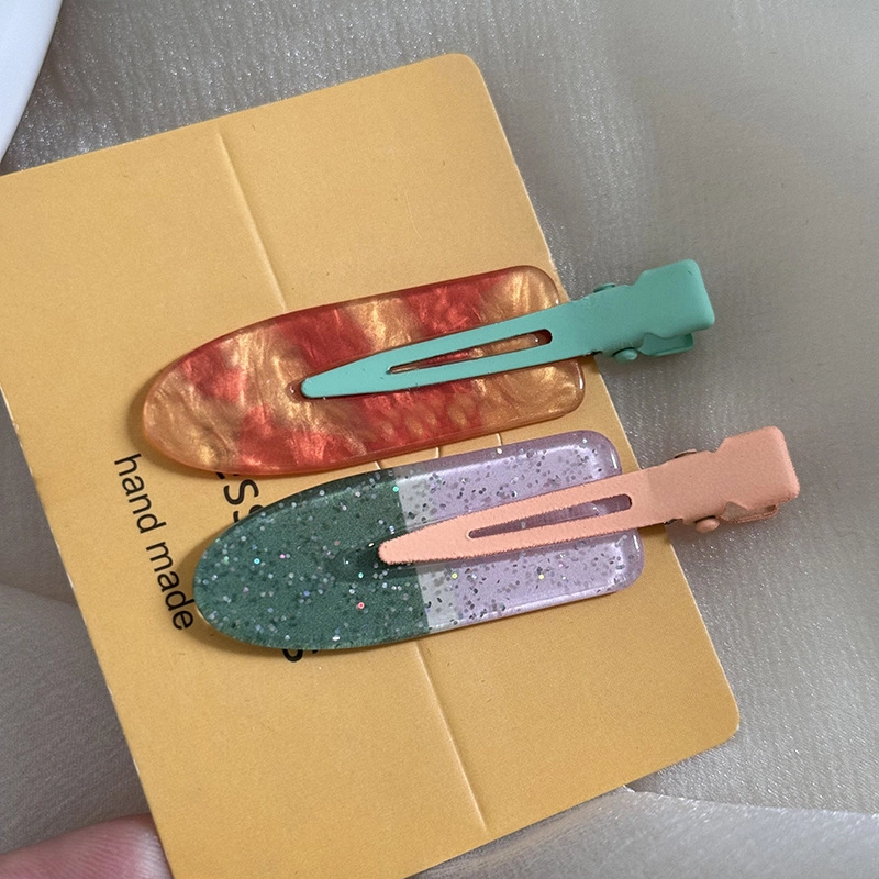 贯古今 水果系列葡萄樱桃无痕鸭嘴可爱甜美少女刘海侧边夹 发夹 女款