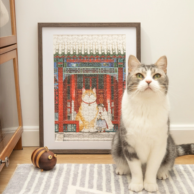 宫廷宝贝 故宫文创 故宫猫 橘猫大橘故宫拼图 学生礼物