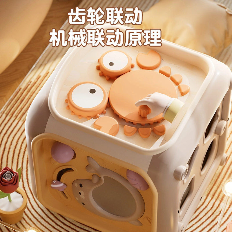 顽兔 婴儿手拍鼓 六面体 早教益智玩具