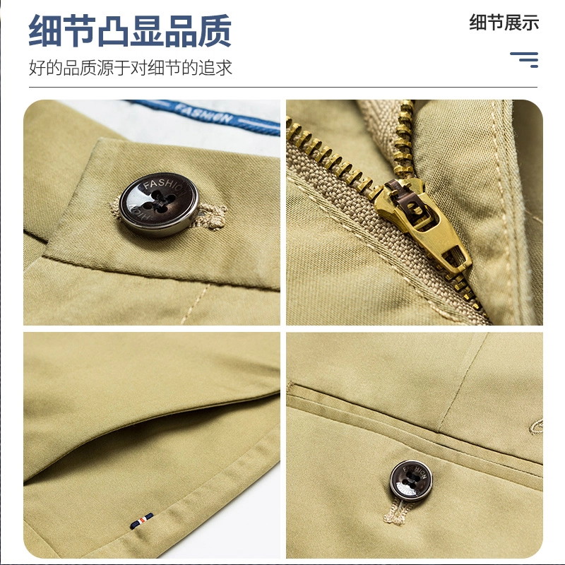 老爷车 休闲修身微弹薄款时尚百搭牛仔短裤 男款