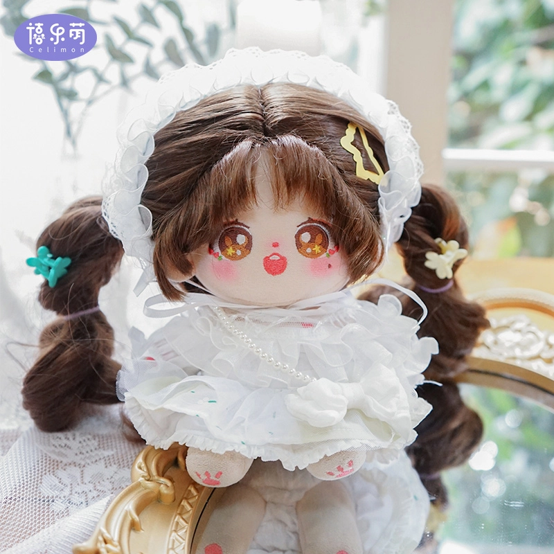 禧乐萌 品牌原创娃 高温丝白兔酥 换装棉花娃娃 玩偶 毛绒公仔