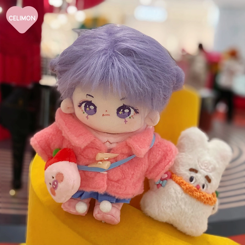 禧乐萌 品牌原创娃 炸毛魔女白兔酥 棉花娃娃 换装 又骨架 玩偶 毛绒公仔