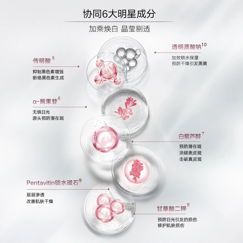 丸美 白色之恋大样套盒 美白淡斑 护肤 化妆品 提亮 祛斑 水乳套装 美白维稳肌肤 呵护眼周肌肤