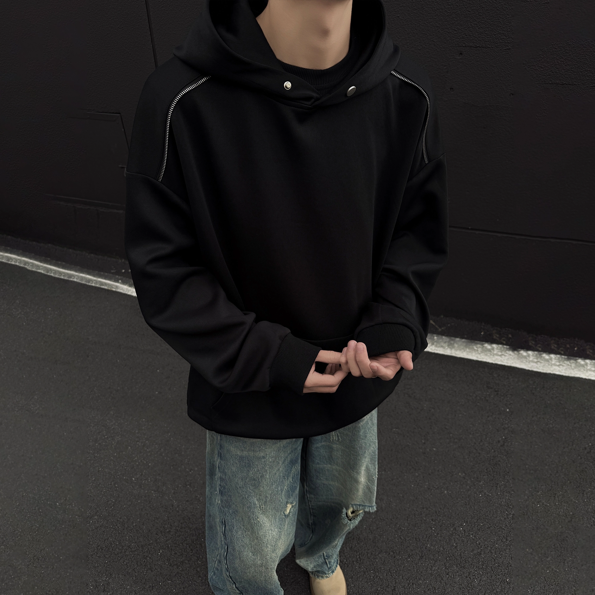 Fakeyoung cleanfitLOGOoversize