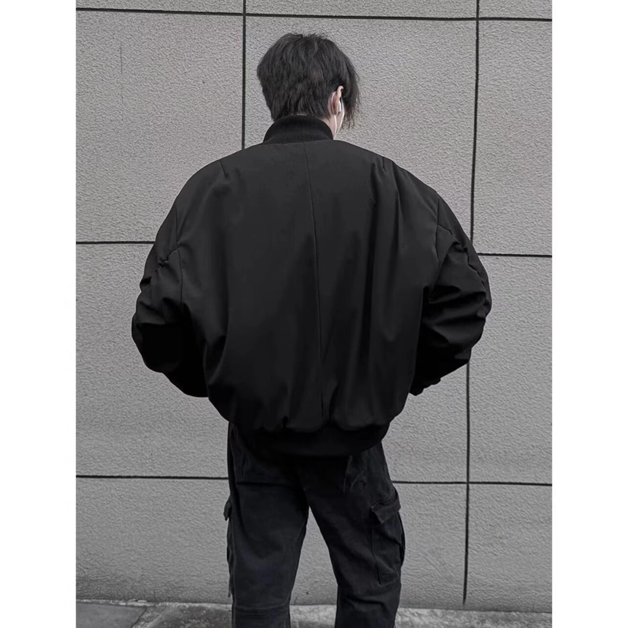 虫小绿 高街潮流飞行员短款加棉保暖棒球服夹克 男女同款