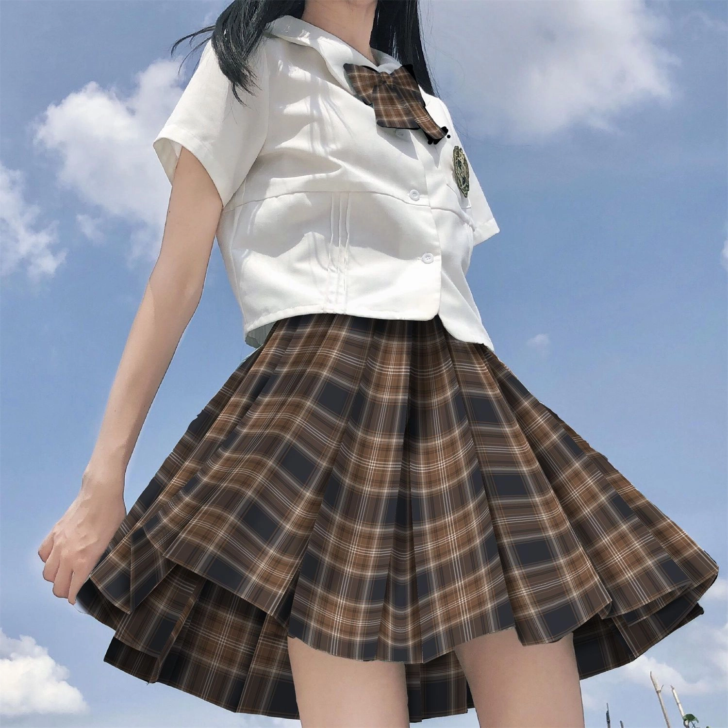 海獭 格裙日系学生正统百褶裙制服 女款