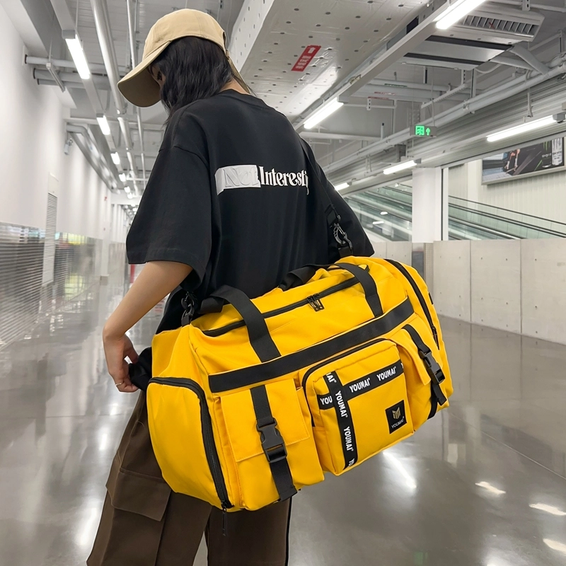 醇龙双肩背包女旅行包男女手提行李轻便牛津布大容量收纳袋待产篮球运动健身包旅行包 男女同款情侣款 多色