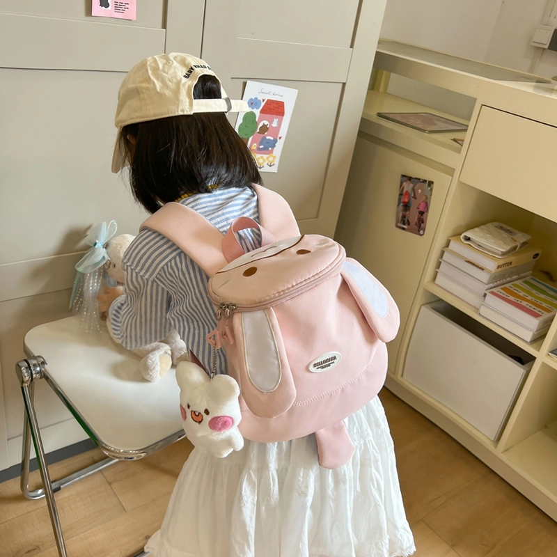 醇龙 卡通幼儿宝宝外出旅游小背包小女孩书包日系可爱背包 尼龙 双肩包 儿童款 多色