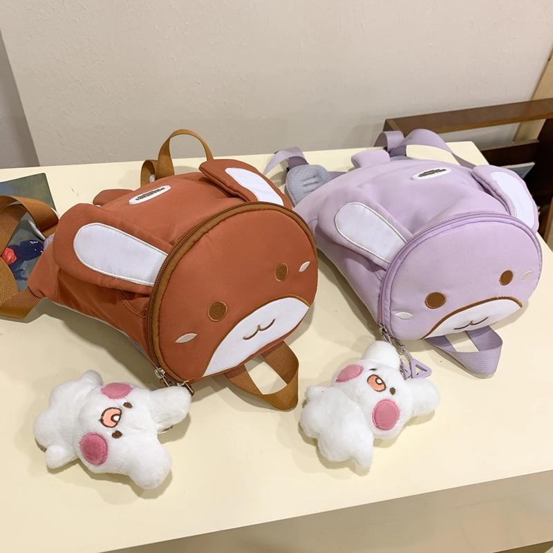 醇龙 卡通幼儿宝宝外出旅游小背包小女孩书包日系可爱背包 尼龙 双肩包 儿童款 多色