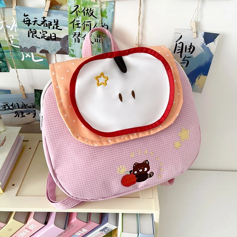 醇龙 可爱高颜值超萌 复合布 双肩包 女款 蓝色/粉色/黄色/绿色