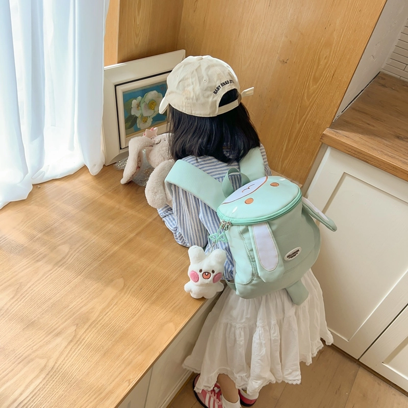 醇龙 卡通幼儿宝宝外出旅游小背包小女孩书包日系可爱背包 尼龙 双肩包 儿童款 多色