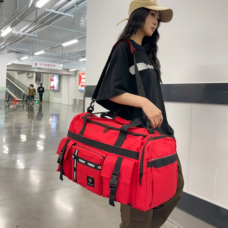 醇龙双肩背包女旅行包男女手提行李轻便牛津布大容量收纳袋待产篮球运动健身包旅行包 男女同款情侣款 多色