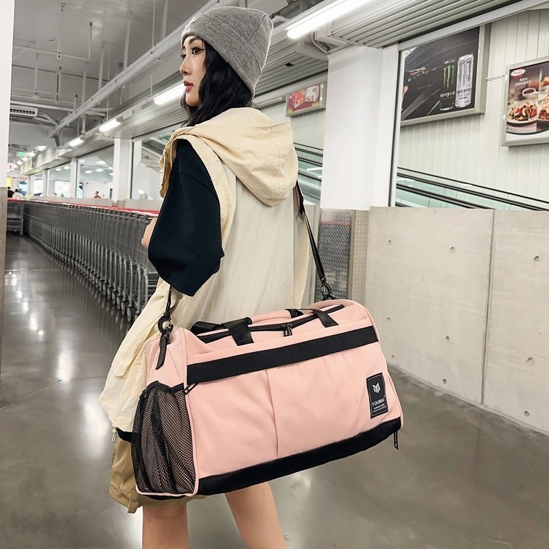 醇龙短途旅行包女行李包男女大容量轻便手提待产包游泳收纳袋运动健身包多色男女款尼龙