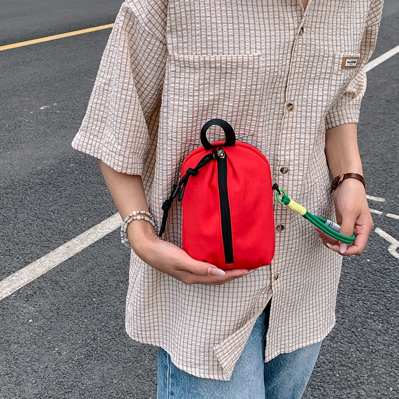 醇龙 简约时尚百搭 帆布 帆布包斜挎包 男女同款情侣款 绿色/黑色/白色/红色/蓝色
