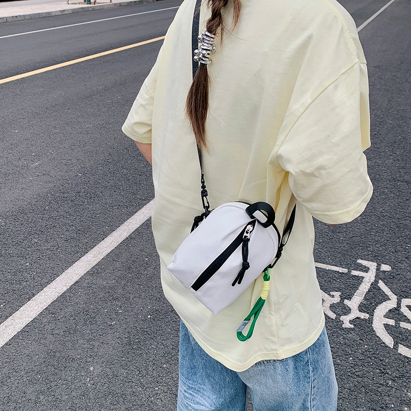 醇龙 简约时尚百搭 帆布 帆布包斜挎包 男女同款情侣款 绿色/黑色/白色/红色/蓝色
