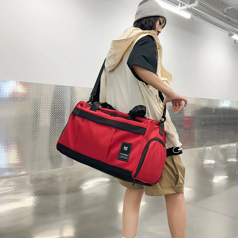 醇龙短途旅行包女行李包男女大容量轻便手提待产包游泳收纳袋运动健身包多色男女款尼龙