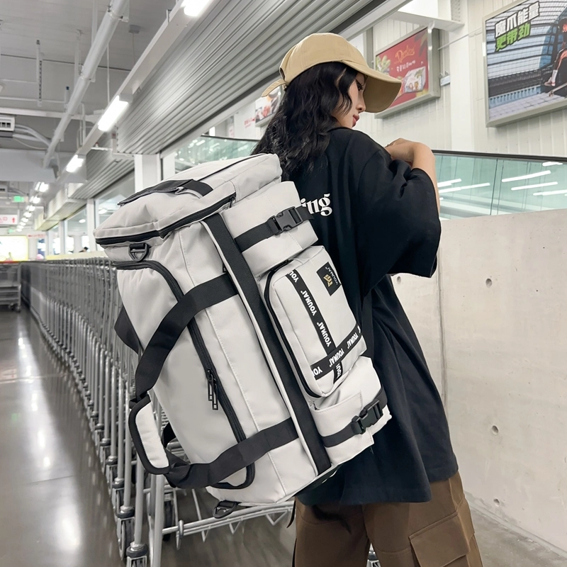 醇龙双肩背包女旅行包男女手提行李轻便牛津布大容量收纳袋待产篮球运动健身包旅行包 男女同款情侣款 多色