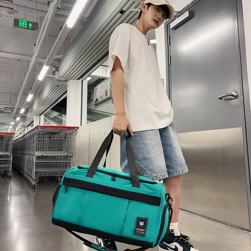 醇龙短途旅行包女行李包男女大容量轻便手提待产包游泳收纳袋运动健身包多色男女款尼龙