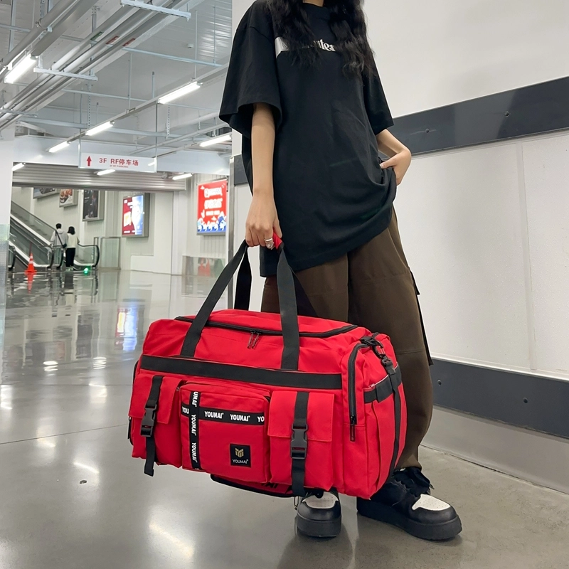 醇龙双肩背包女旅行包男女手提行李轻便牛津布大容量收纳袋待产篮球运动健身包旅行包 男女同款情侣款 多色