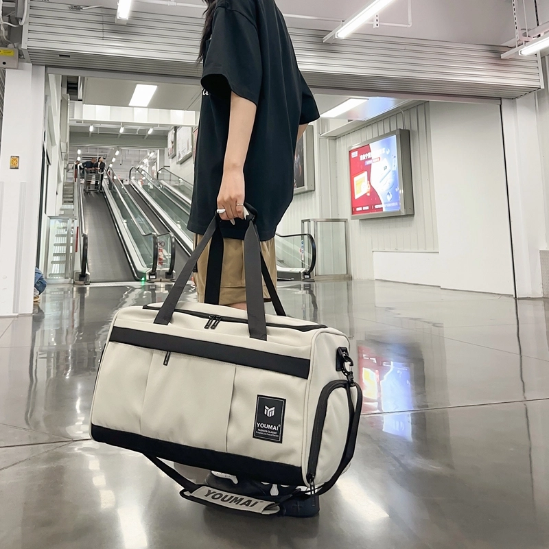 醇龙短途旅行包女行李包男女大容量轻便手提待产包游泳收纳袋运动健身包多色男女款尼龙