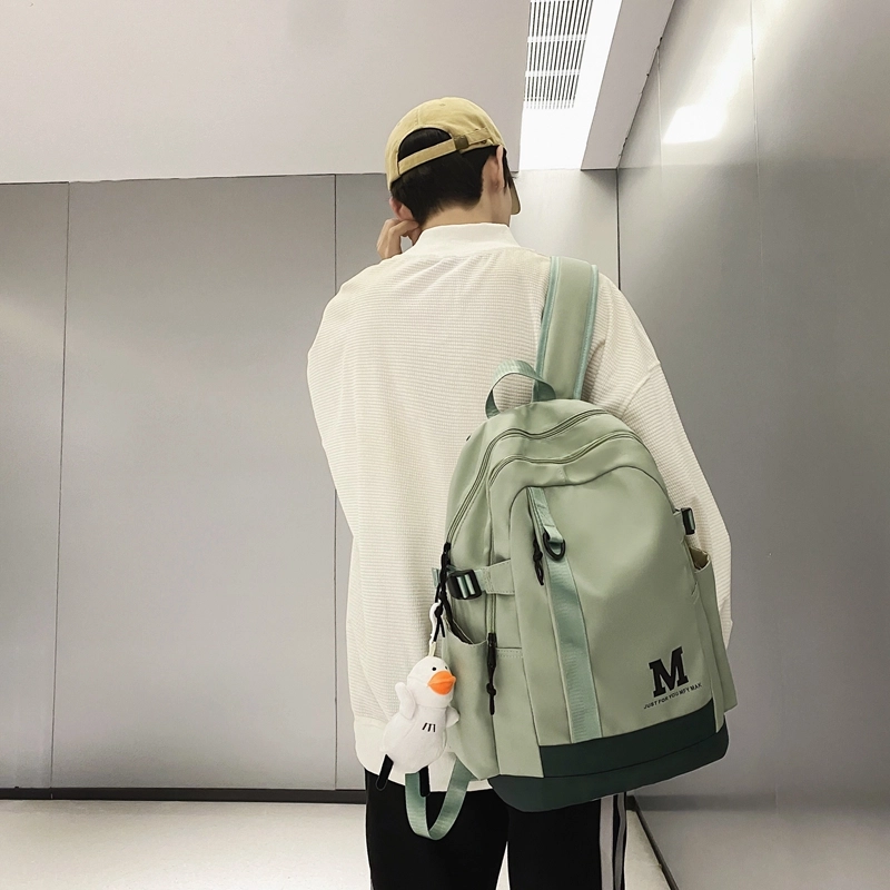 醇龙 休闲简约大容量 尼龙 双肩包