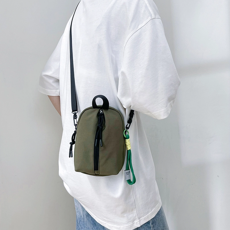 醇龙 简约时尚百搭 帆布 帆布包斜挎包 男女同款情侣款 绿色/黑色/白色/红色/蓝色