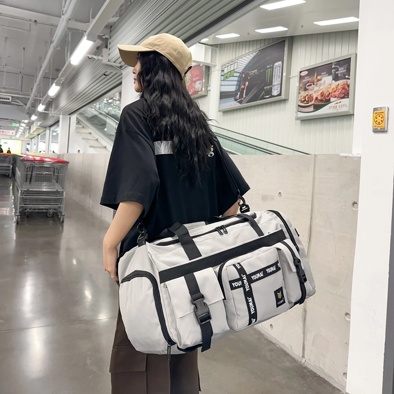 醇龙双肩背包女旅行包男女手提行李轻便牛津布大容量收纳袋待产篮球运动健身包旅行包 男女同款情侣款 多色