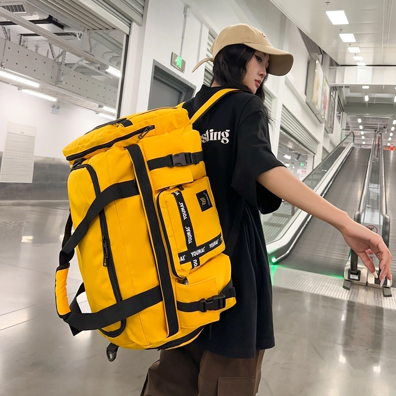 醇龙双肩背包女旅行包男女手提行李轻便牛津布大容量收纳袋待产篮球运动健身包旅行包 男女同款情侣款 多色