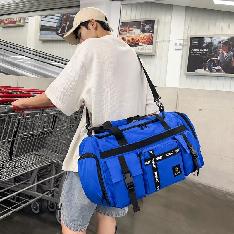 醇龙双肩背包女旅行包男女手提行李轻便牛津布大容量收纳袋待产篮球运动健身包旅行包 男女同款情侣款 多色