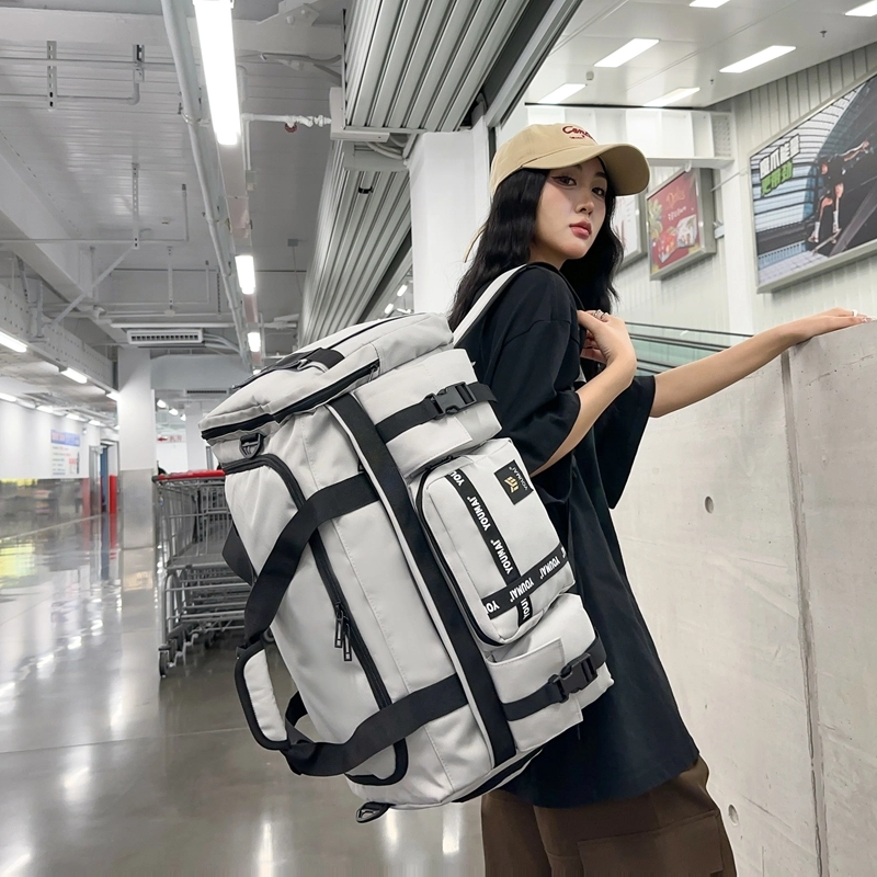 醇龙双肩背包女旅行包男女手提行李轻便牛津布大容量收纳袋待产篮球运动健身包旅行包 男女同款情侣款 多色