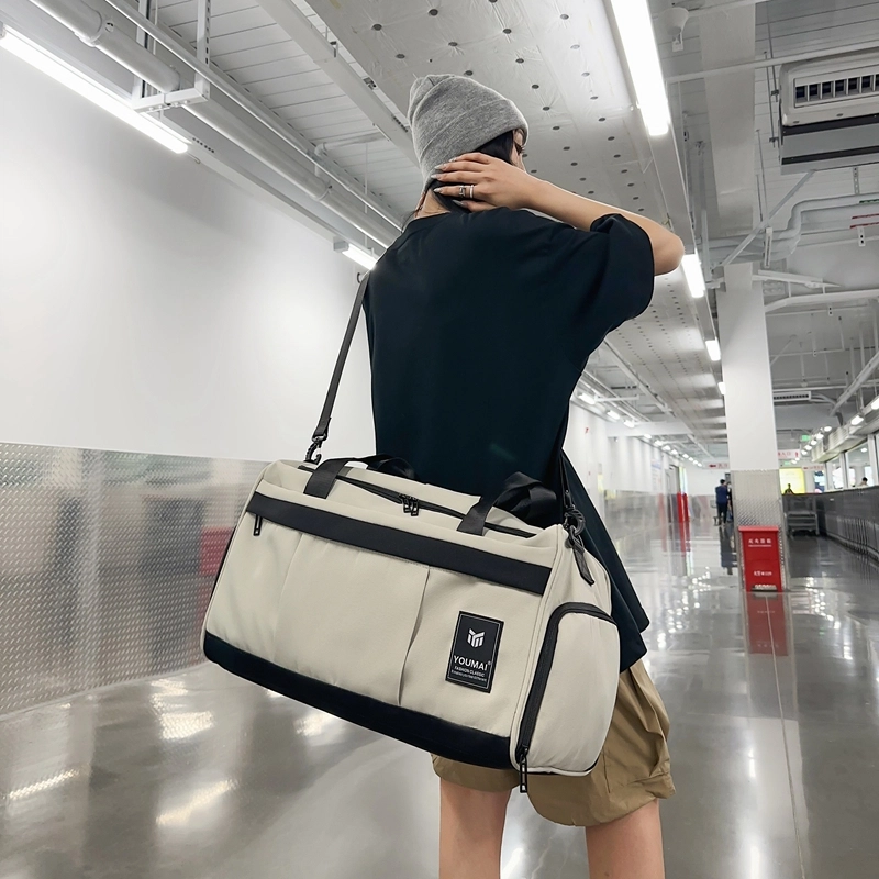 醇龙短途旅行包女行李包男女大容量轻便手提待产包游泳收纳袋运动健身包多色男女款尼龙